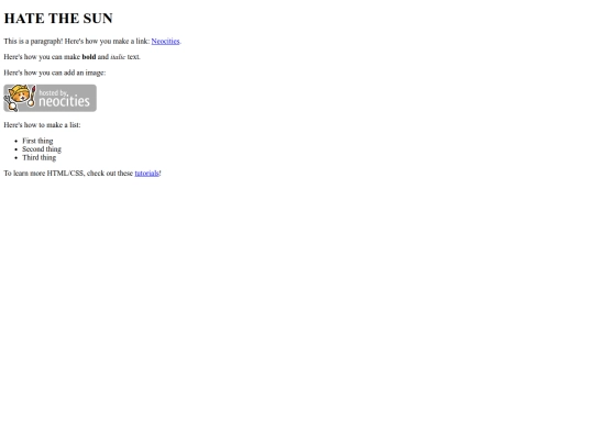 sun screenshot