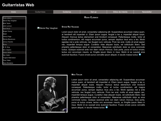 guitarristas screenshot