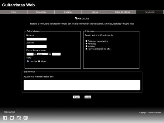 novedades_form screenshot