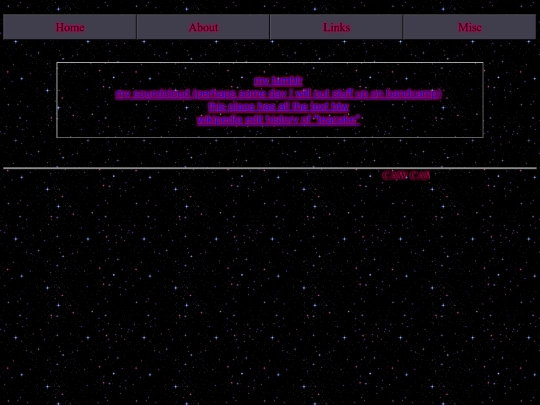 links screenshot