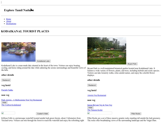 tourism/kodikanal screenshot