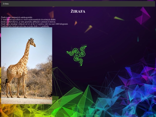 ŽIRAFA screenshot