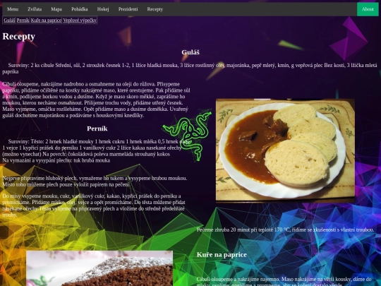 recepty screenshot