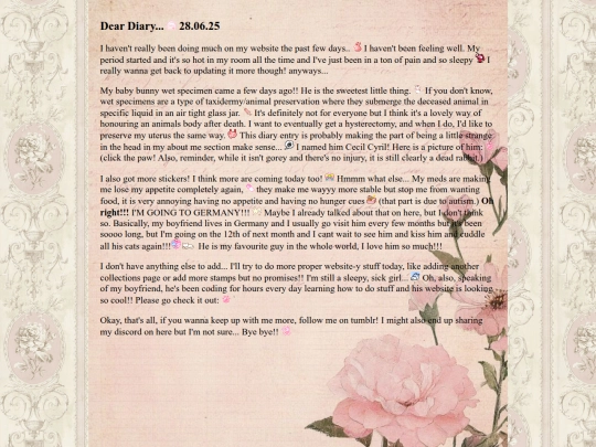 diaryentries/diary2806 screenshot