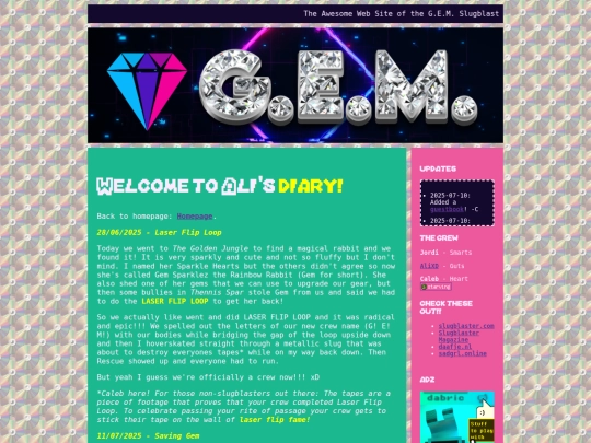 diary screenshot
