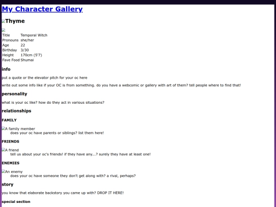 index screenshot