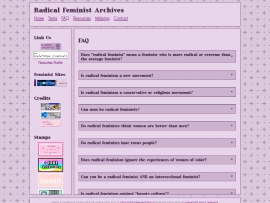 faq screenshot