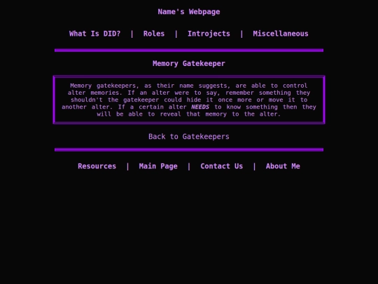 DID_WEB_SECTION/ALTER_ROLES/GATEKEEPERS/memoryg screenshot