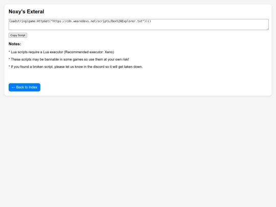 noxysexteral screenshot
