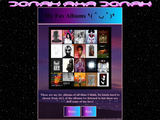 musicilike/favalbums screenshot