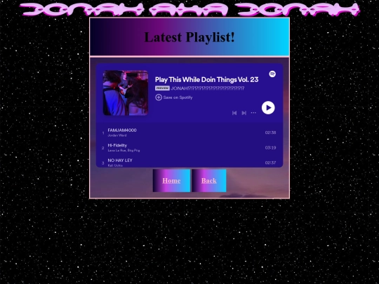 musicilike/playlists screenshot