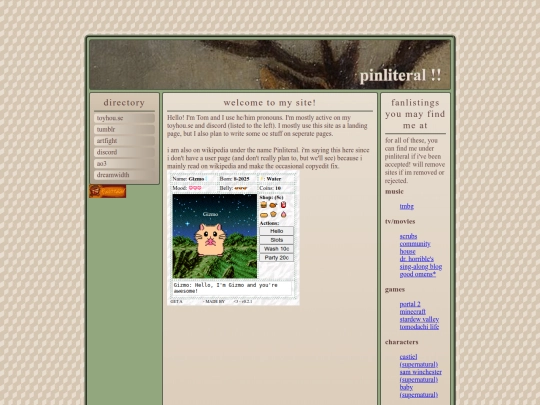 index screenshot