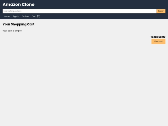 cart screenshot
