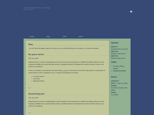 blog screenshot