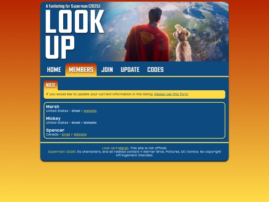 members screenshot