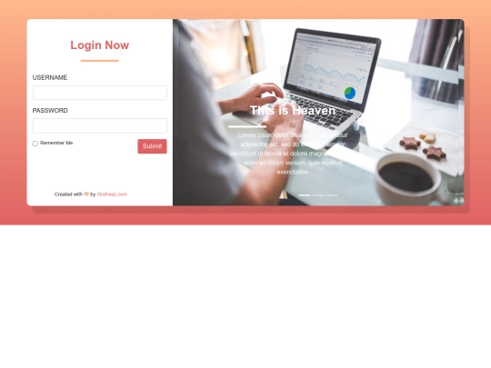 login screenshot