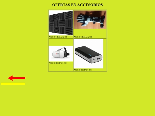 ejercicio12/ofertaaccesorios screenshot