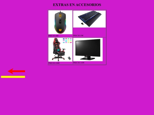 ejercicio12/tablaextraaccesorio screenshot