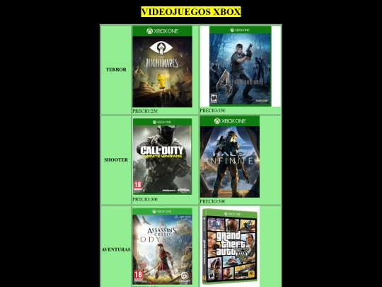 ejercicio12/tablaxbox screenshot