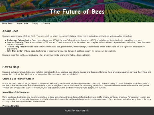 FinalTheFutureofBees screenshot