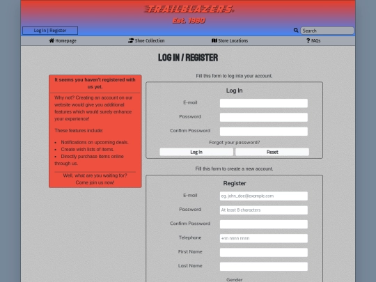 forms screenshot