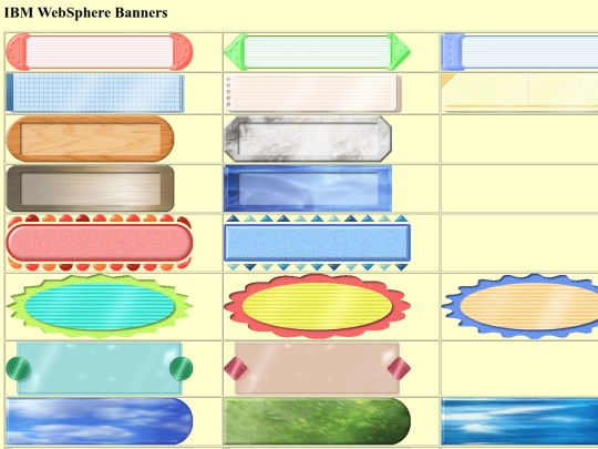 banners screenshot
