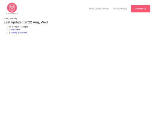 sitemap screenshot