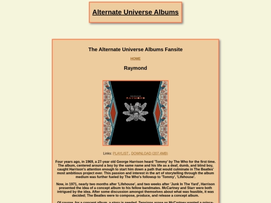 info/Raymond screenshot