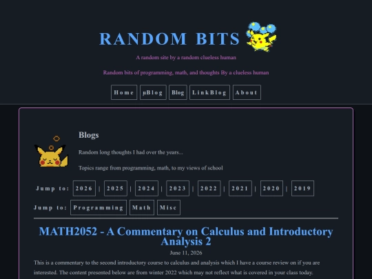 blog screenshot
