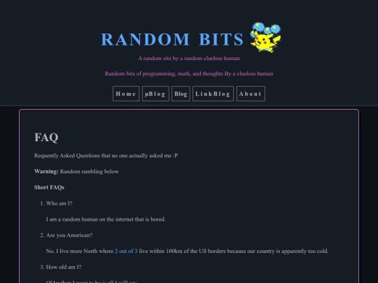 faq screenshot