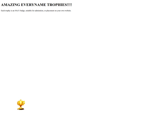 trophies screenshot