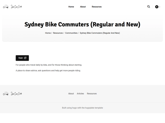 resources/communities/sydney-bike-commuters screenshot