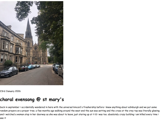 stmarys/choralevensong screenshot