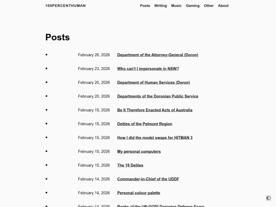posts screenshot