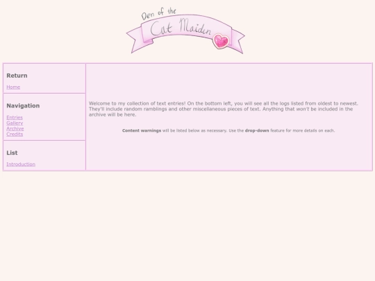 entries screenshot