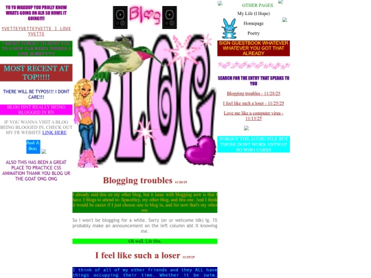 blogblogblog screenshot