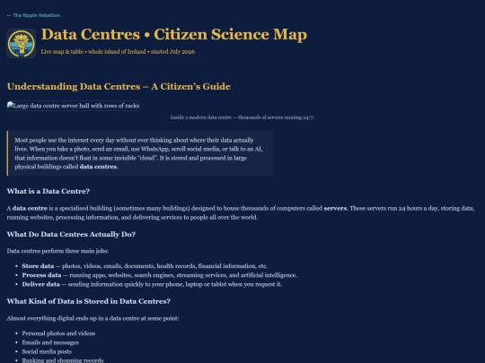 data-centre-citizen-science screenshot