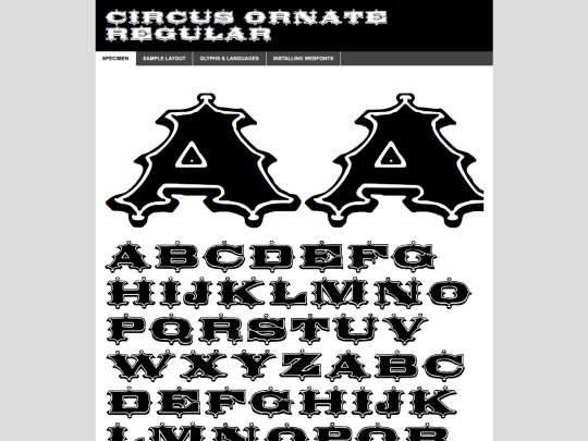 webfontkit-20260407-211643/circusornate-demo screenshot