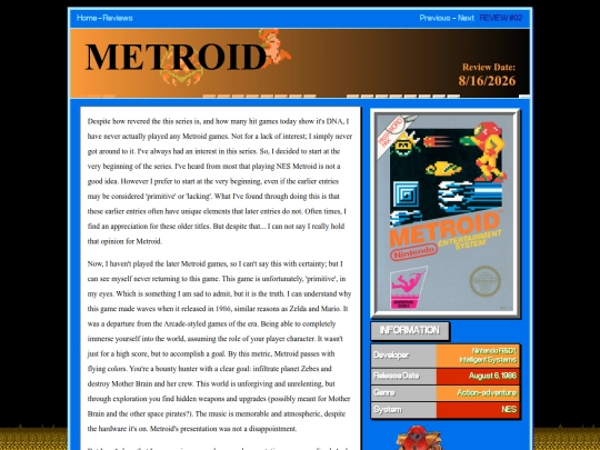 reviews/metroid1 screenshot