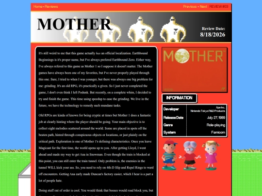 reviews/mother1 screenshot