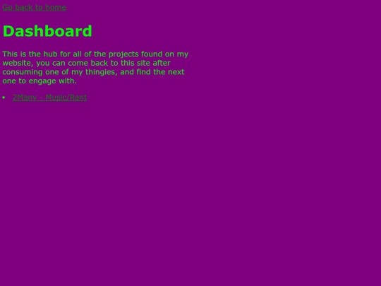 dashboard screenshot