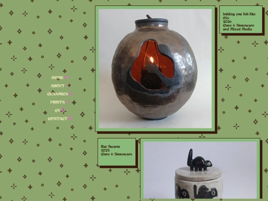 Ceramics/ceramicspage screenshot