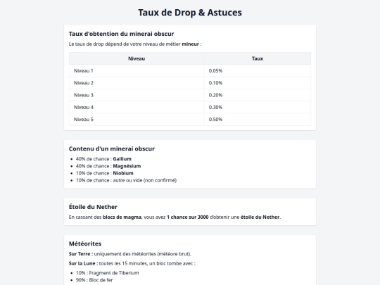 taux screenshot