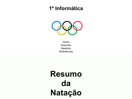 OlimpiadasII/html/esportes/Natacao screenshot