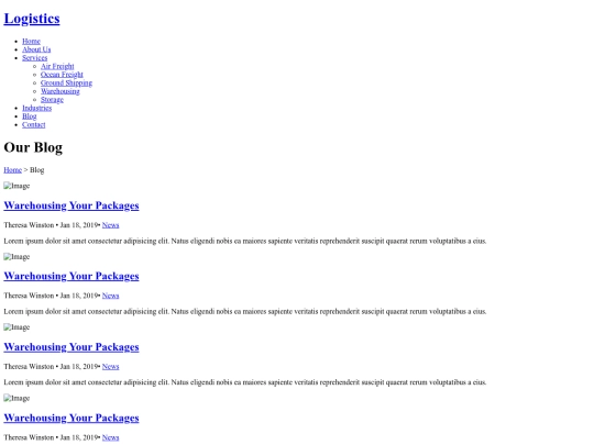 blog screenshot