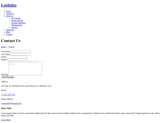 contact screenshot