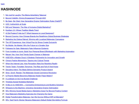 hashnode screenshot