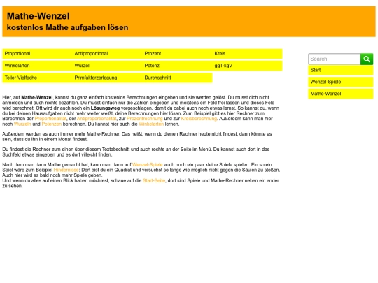 mathe/math screenshot