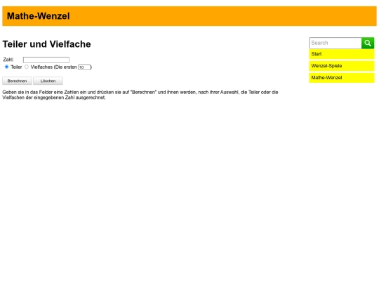 mathe/teiler-vielfaches screenshot