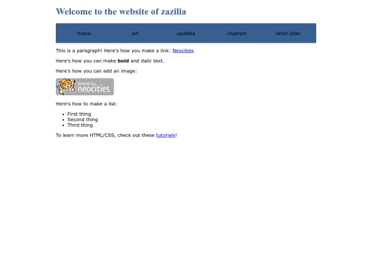 index screenshot